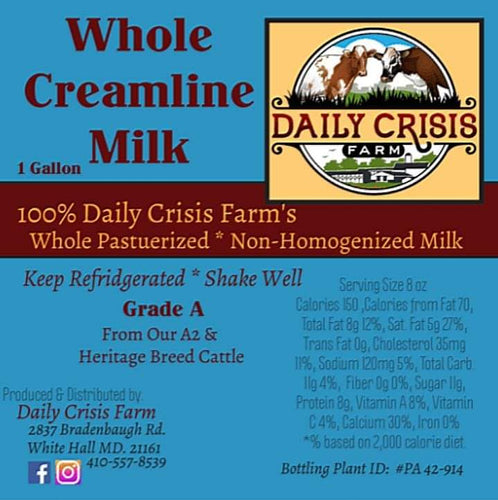 Wholesale Milk